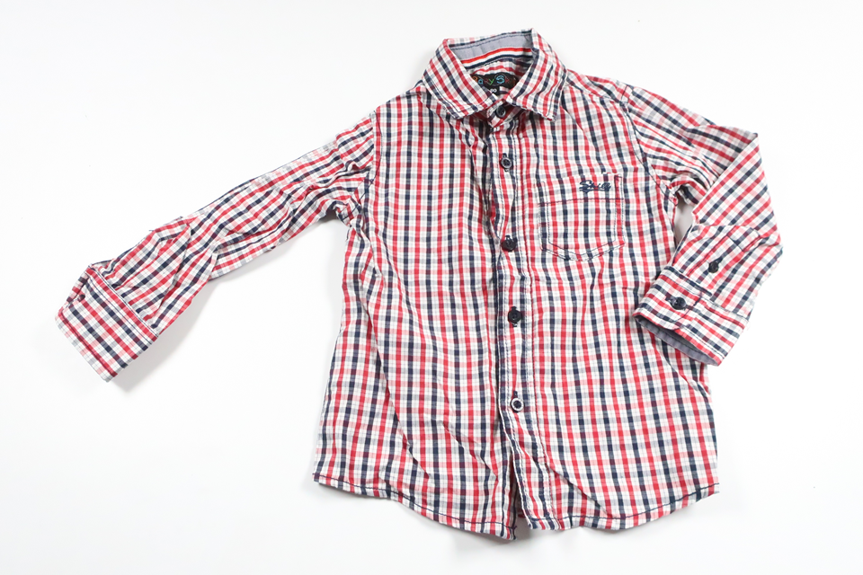 Checked shirt from Baby Skill - Size 80 - Red