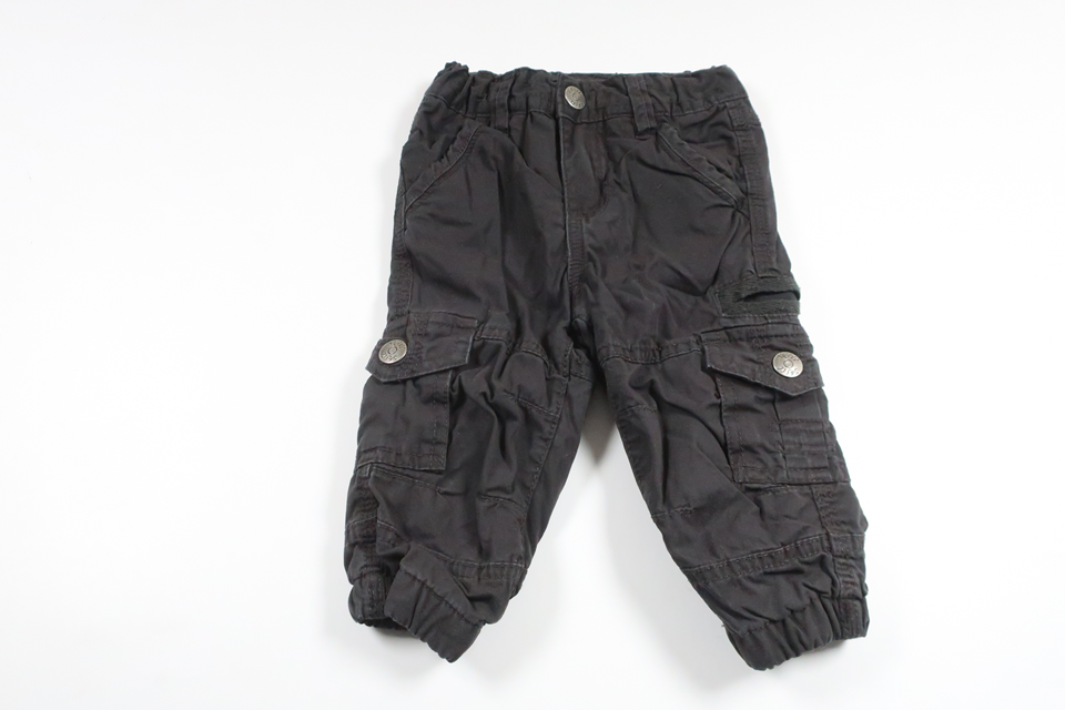 Lined cargo pants from Basic U - Size 68 - Black