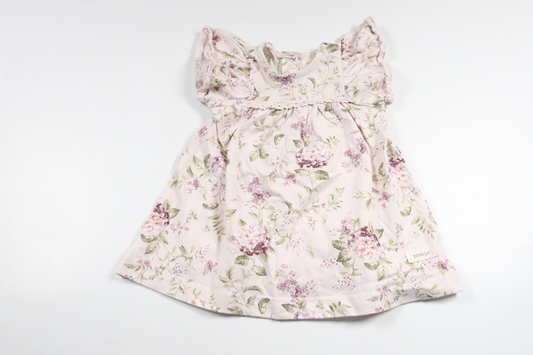Floral dress from Newbie - Size 62 - Purple