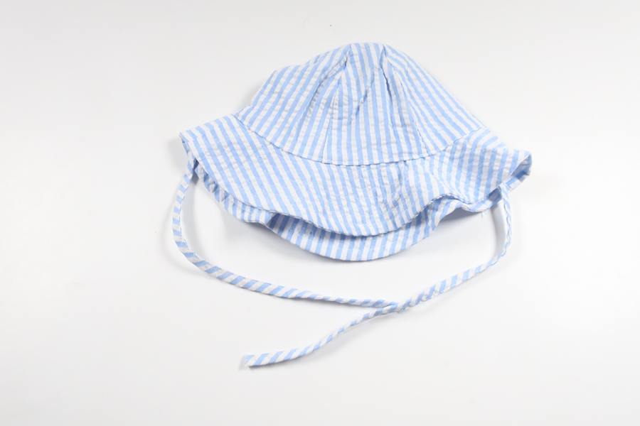 Striped sun hat from Unknown - Size 46/48 - Blue
