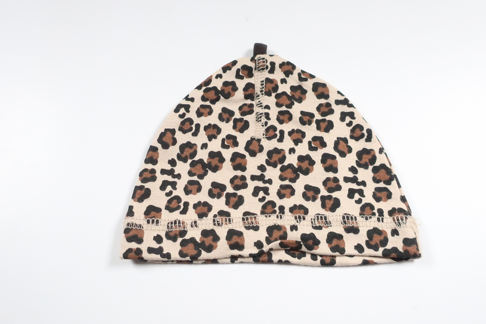 Leopard-print hat from Unknown - Size 50/56 - Beige