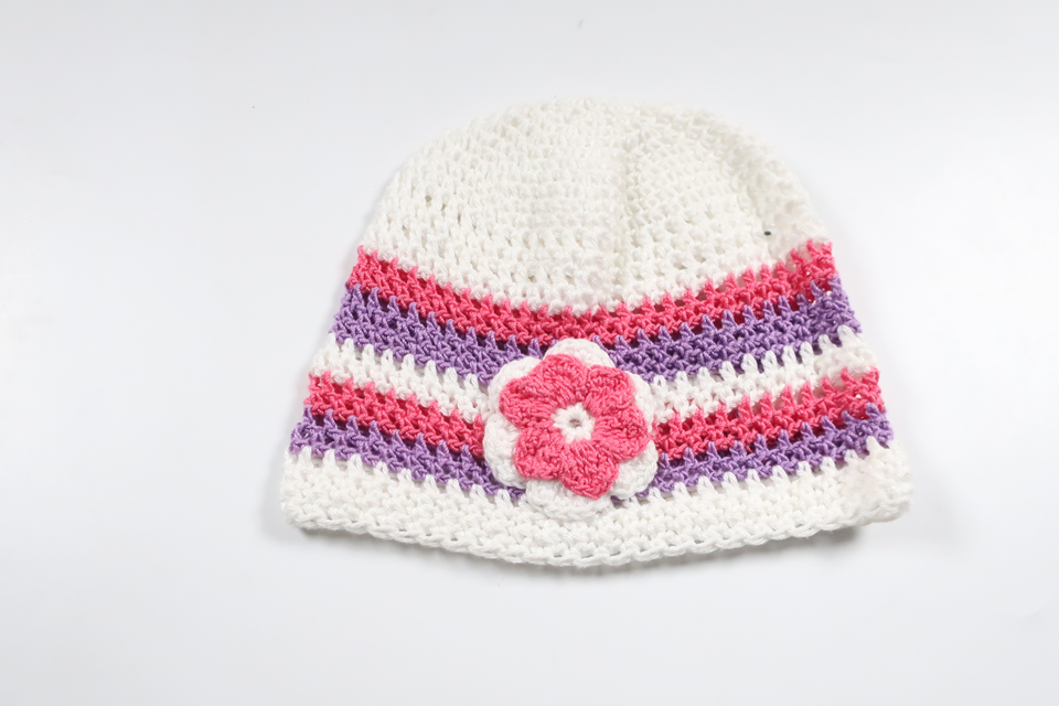 Hat from Hemstickat - Size 62/68 - White