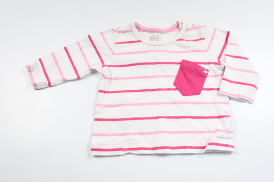 Striped sweater from BEBE - Size 62/68 - White
