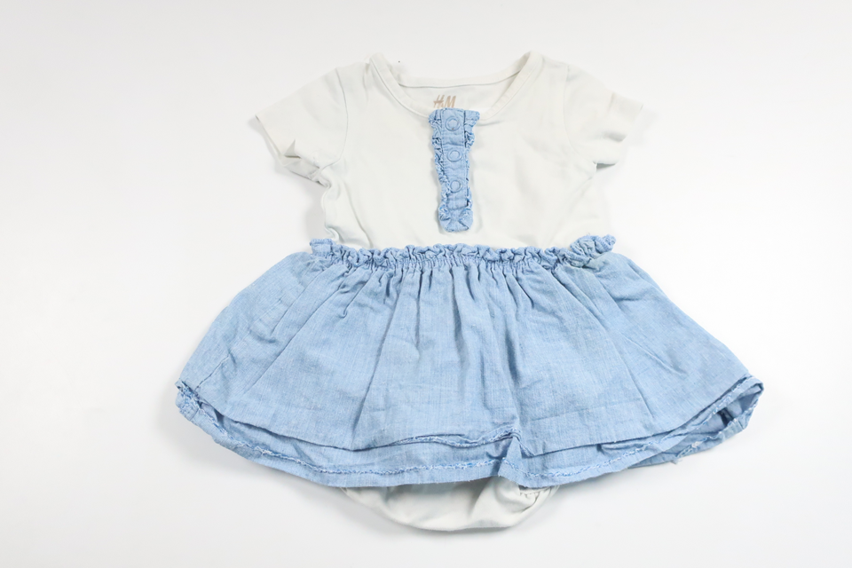 Dress with built-in body from H&amp;M - Size 50 - White