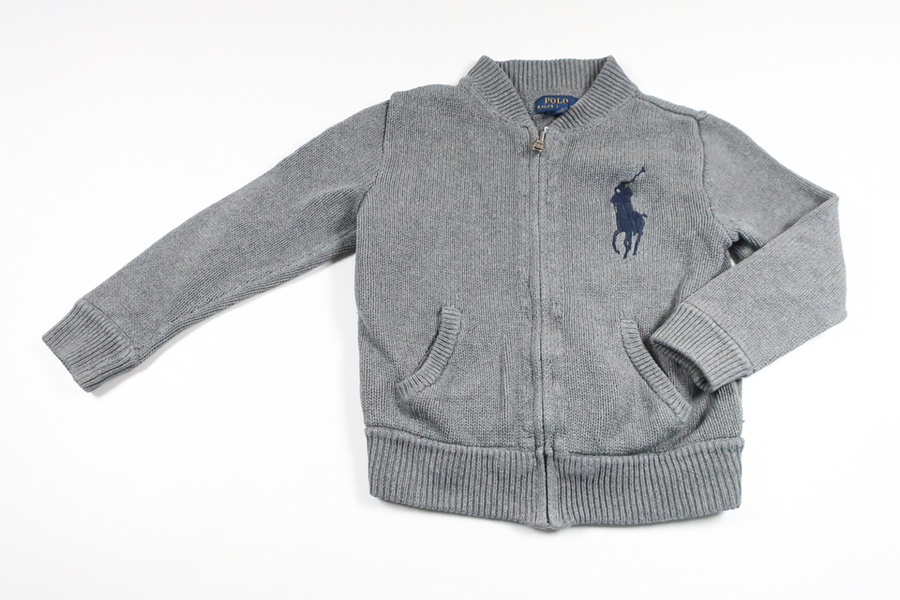 Knitted cardigan from Ralph Lauren - Size 98/104 - Grey