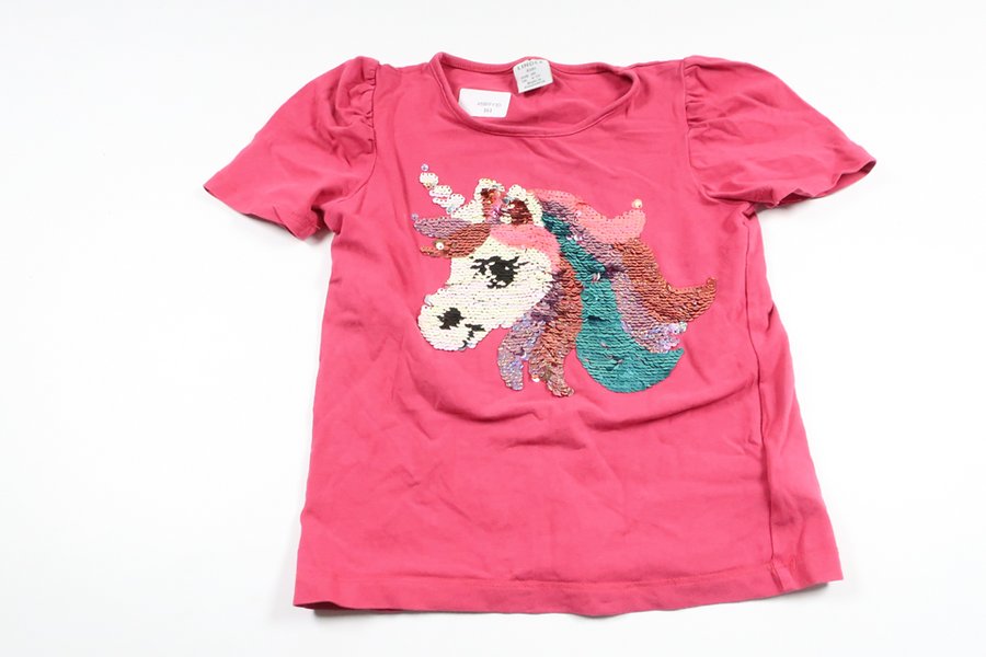 Sweater with reversible sequins from Lindex - Size 110 - Pink