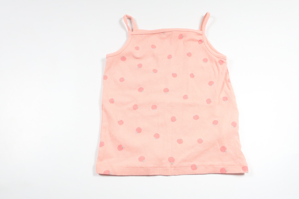 Ribbed tank top from Kappahl - Size 110/116 - Pink