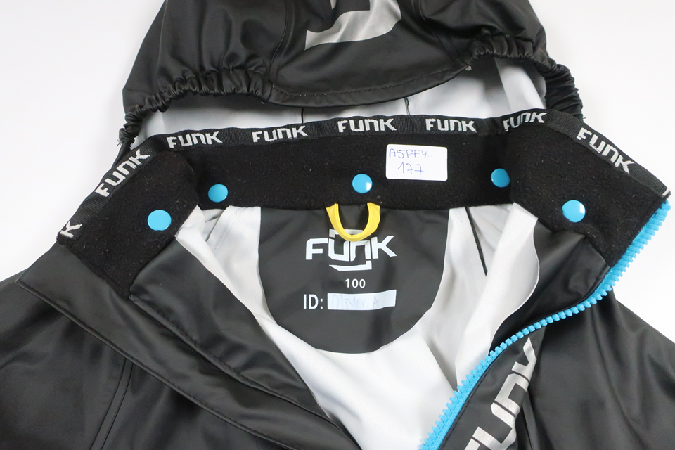 Rain jacket from Funk - Size 100 - Black