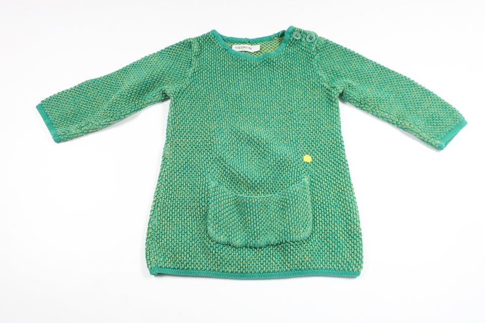 Knitted dress from Nappies - Size 86 - Green