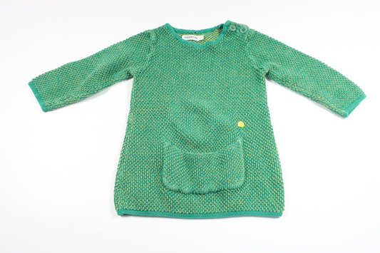 Knitted dress from Nappies - Size 86 - Green
