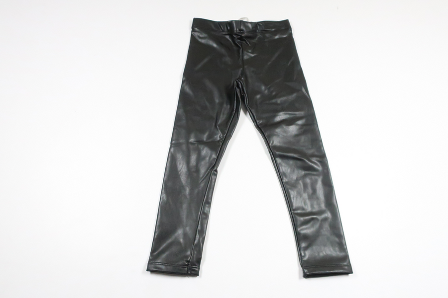 Faux leather trousers from H&amp;M - Size 104 - Black