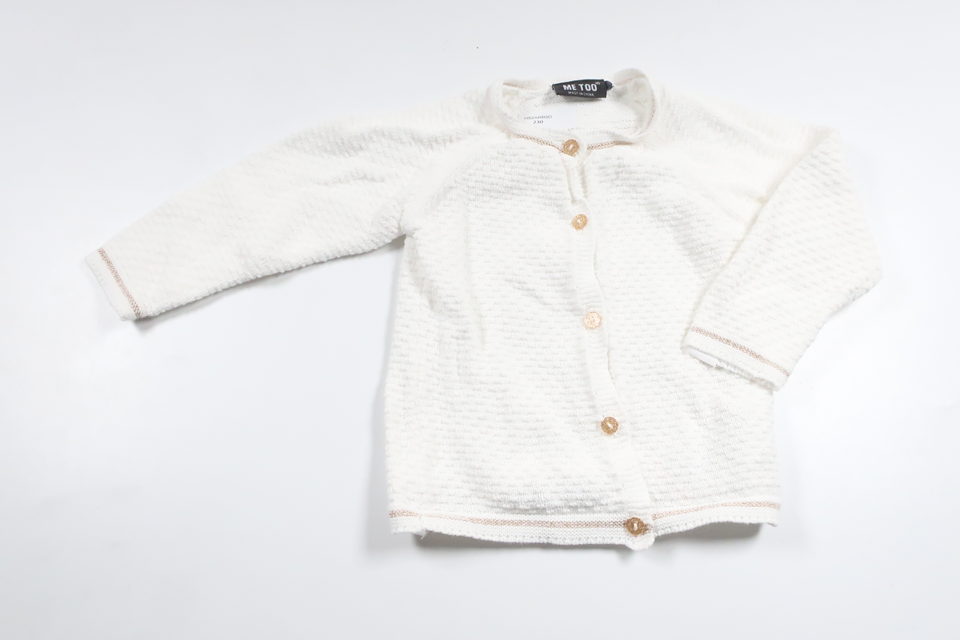 Knitted cardigan from MeToo - Size 68 - White