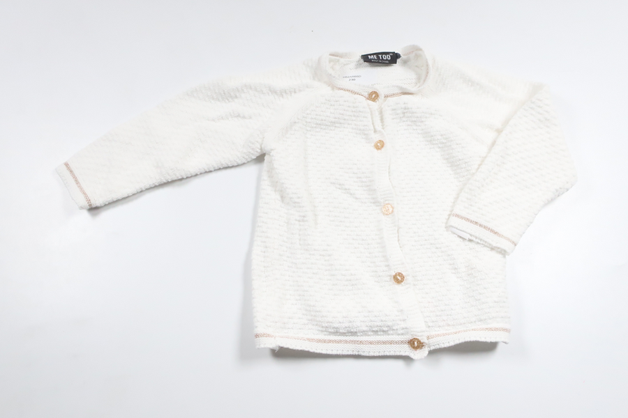 Knitted cardigan from MeToo - Size 68 - White
