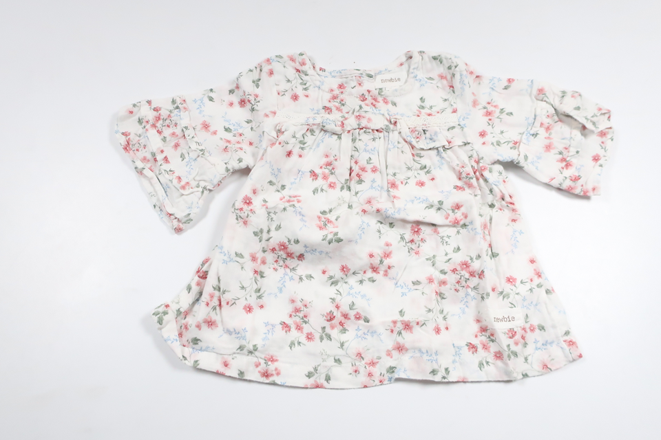 Floral tunic from Newbie - Size 68 - White