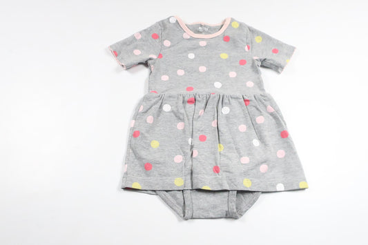 Dress with built-in body from MeToo - Size 74 - Grey