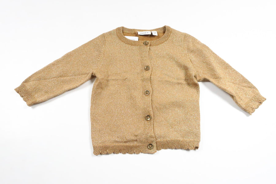 Glittery cardigan from Name It - Size 62 - Gold