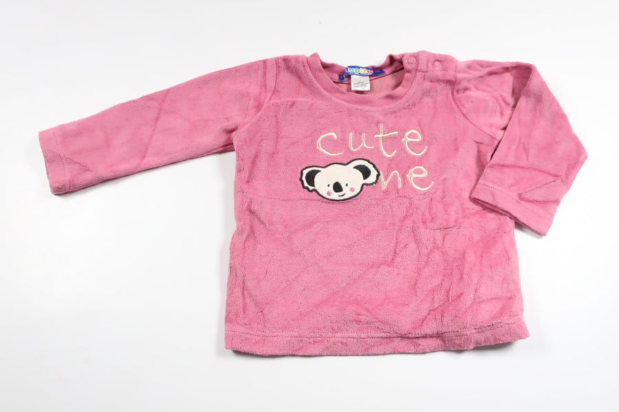 Fleece sweater from Lupilu - Size 62/68 - Pink