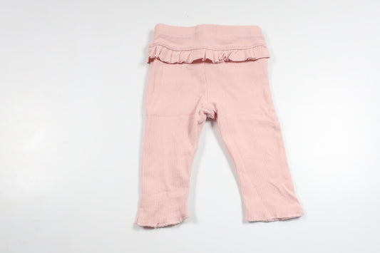 Ribbed trousers with ruffles from H&M - Size 62 - Pink