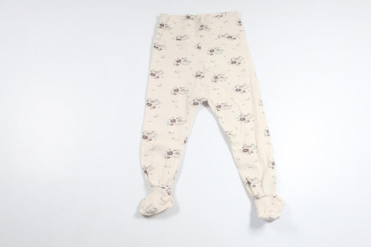 Floral pants from Bloom &amp; Cotton - Size 74/80 - Off-white