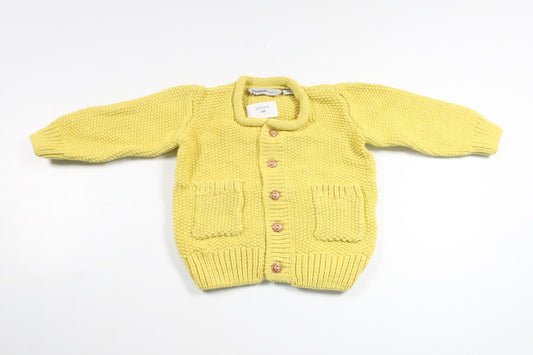 Knitted cardigan from My Wear Baby - Size 68 - Yellow