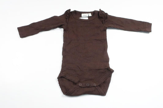 Ribbed bodysuit from Name It - Size 62 - Brown