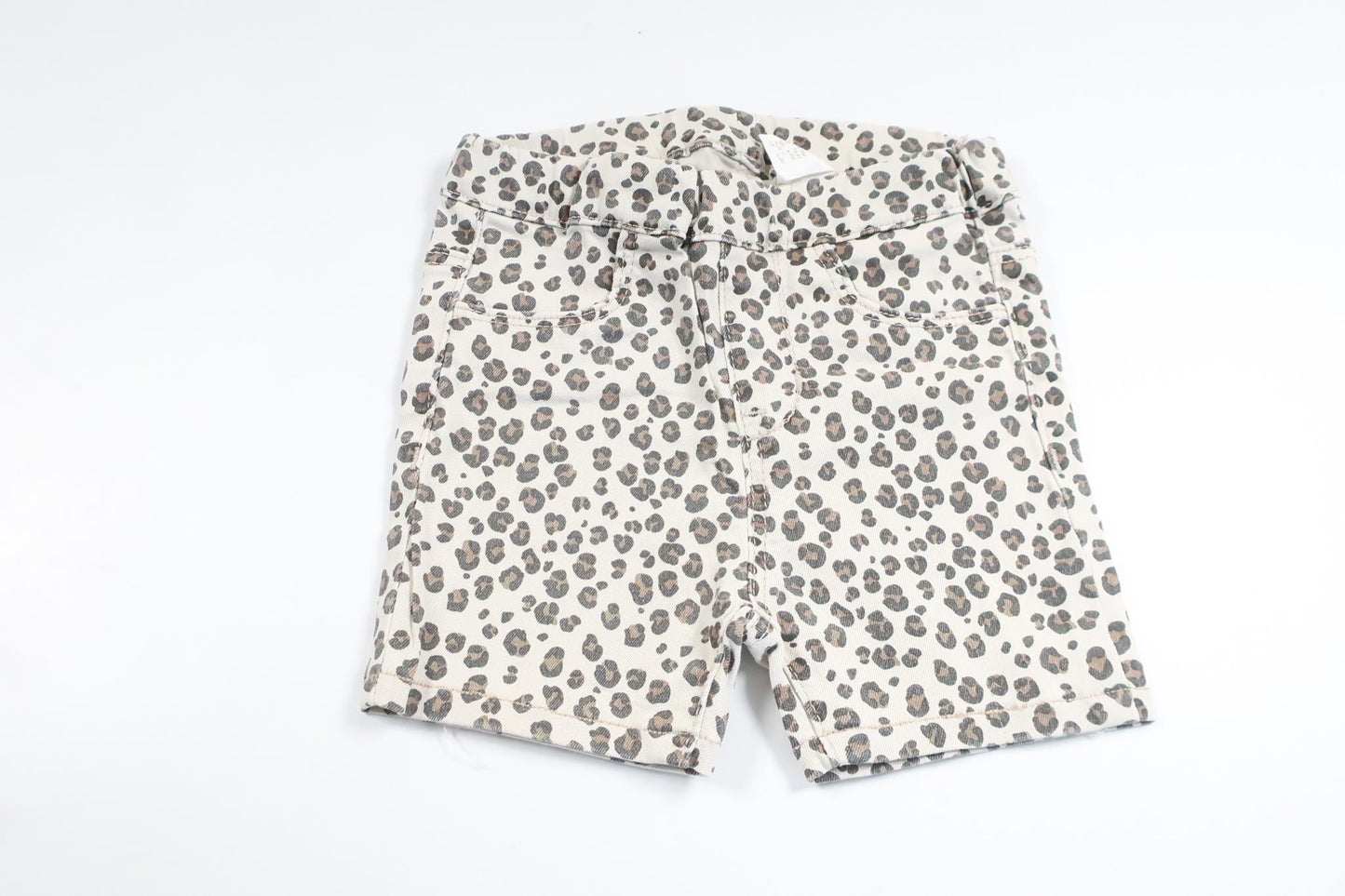 Leopard-print shorts from H&M - Size 74 - Beige