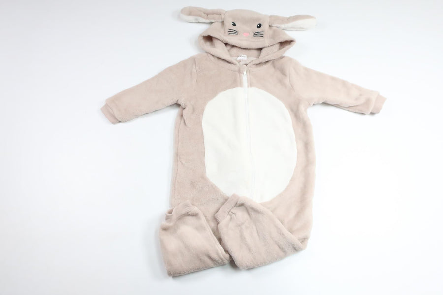 Rabbit overall in fleece from Luca &amp; Lola - Size 74 - Beige