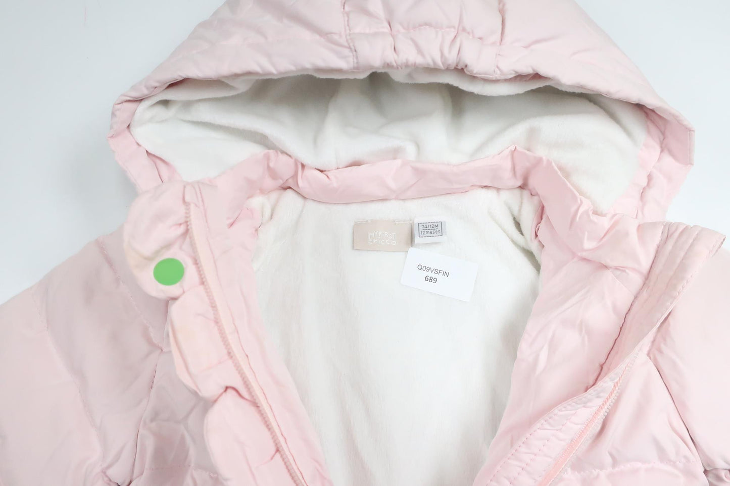 Fleece-lined jacket from My First Chicco - Size 74/80 - Pink