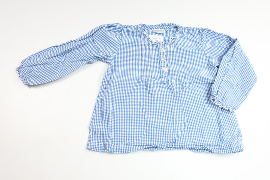 Checked tunic from Kappahl - Size 86 - Blue