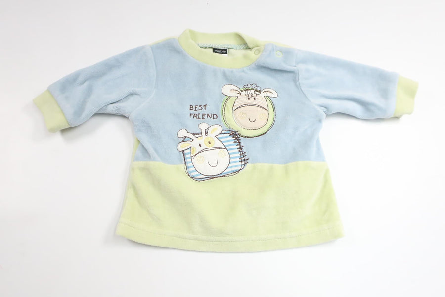 Fleece sweater from My Style - Size 56 - Blue