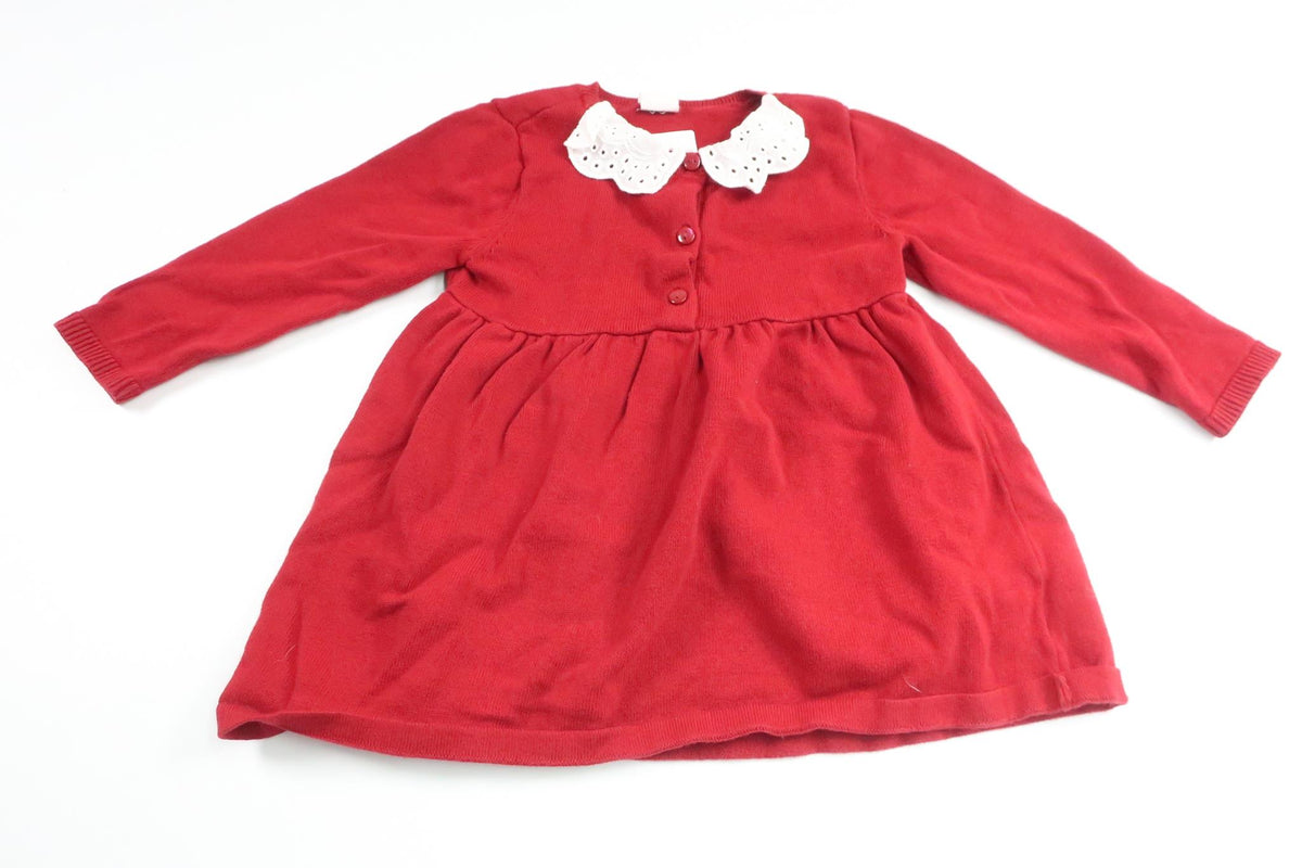 Knitted dress from H&amp;M - Size 80 - Red