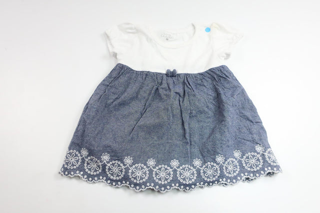Dress with built-in body from Elfindoll - Size 80 - Blue