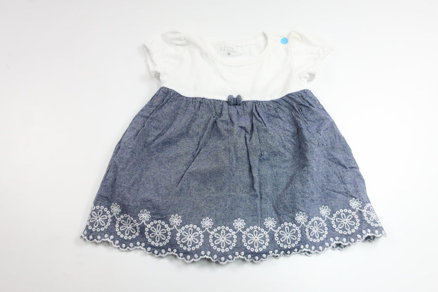 Dress with built-in body from Elfindoll - Size 80 - Blue