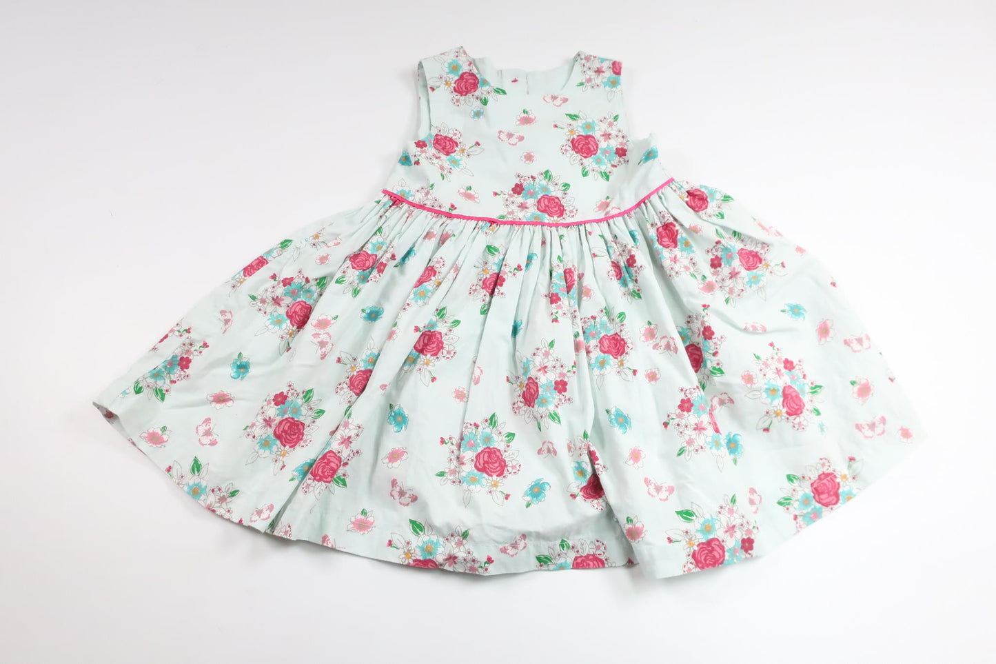 Floral dress from Mothercare - Size 74/80 - Blue