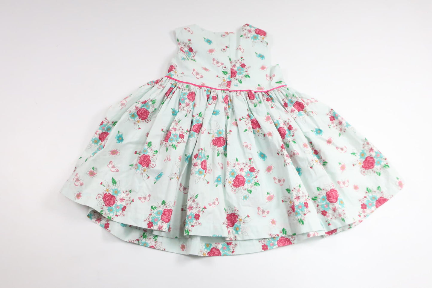 Floral dress from Mothercare - Size 74/80 - Blue