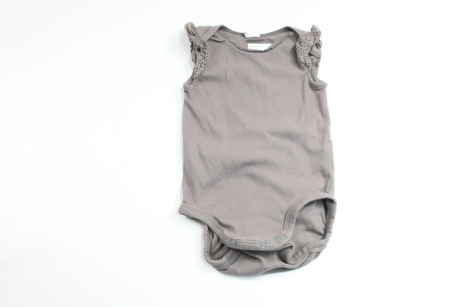 Linen bodysuit from H&M - Size 68/74 - Grey