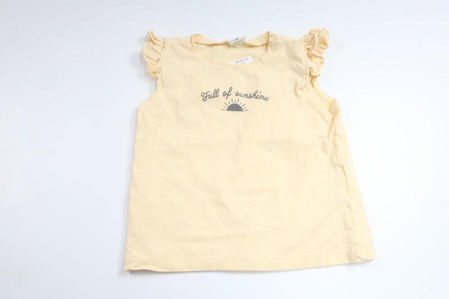 Tank top from H&amp;M - Size 74 - Yellow