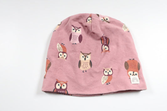 Hat with owls from Lindex - Size 40/42 - Pink