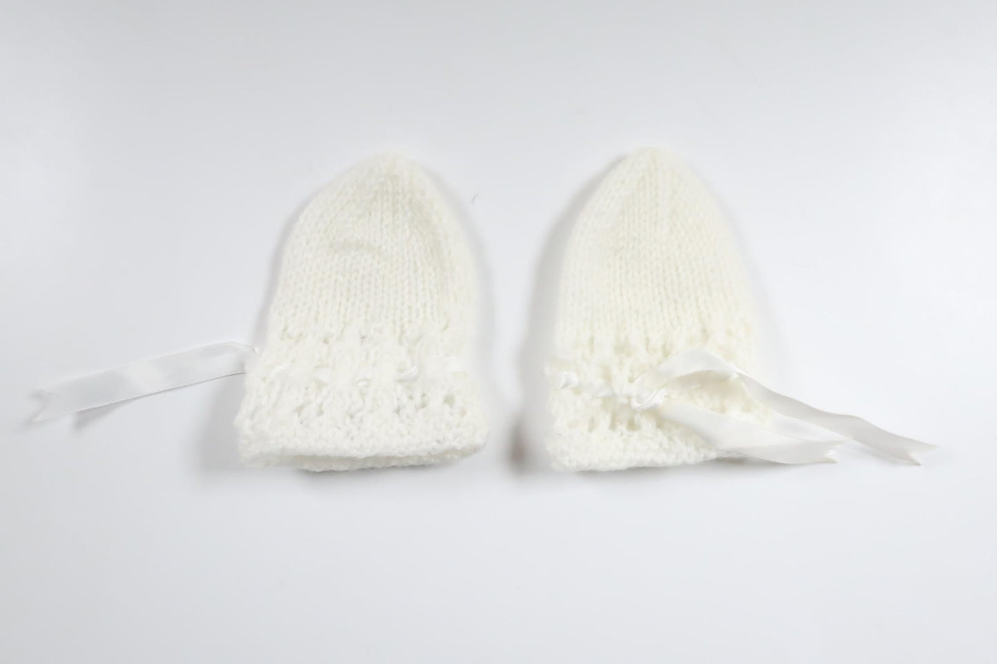 Mittens from Hemstickat - Size 56/62 - White