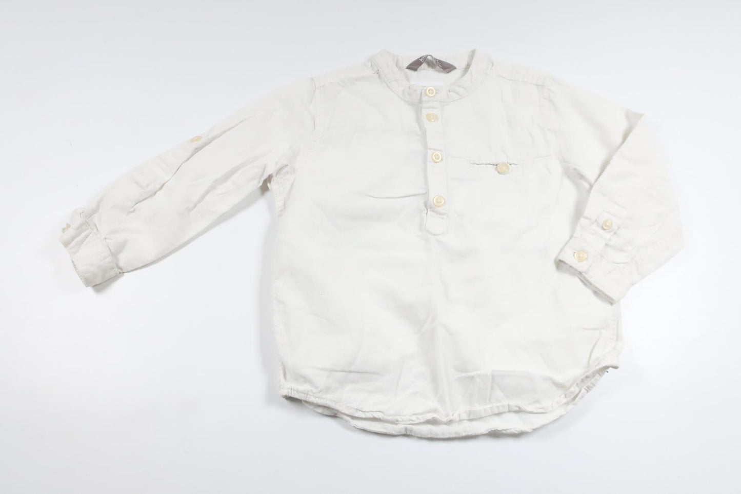 Shirt in linen mix from Lindex - Size 98 - White