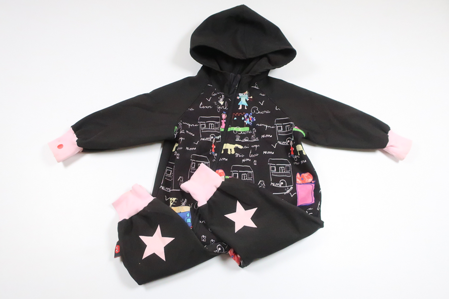 Softshell overalls from iELM - Size 80 - Black