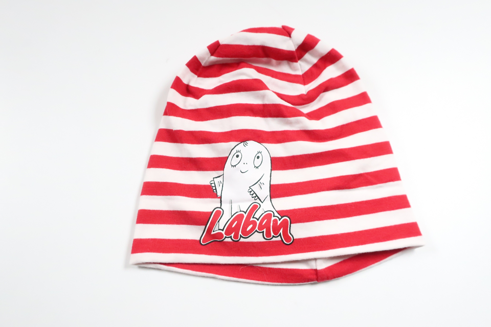 Striped hat from Laban - Size 62/68 - Red