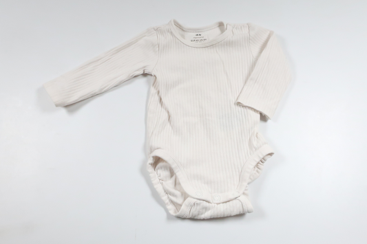 Ribbed bodysuit from H&M - Size 62 - White
