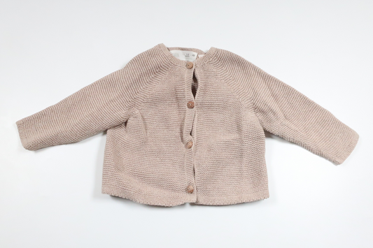 Knitted cardigan from Zara - Size 62 - Beige