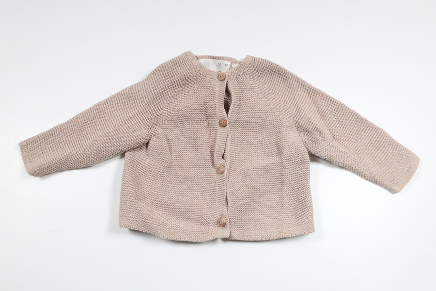 Knitted cardigan from Zara - Size 62 - Beige