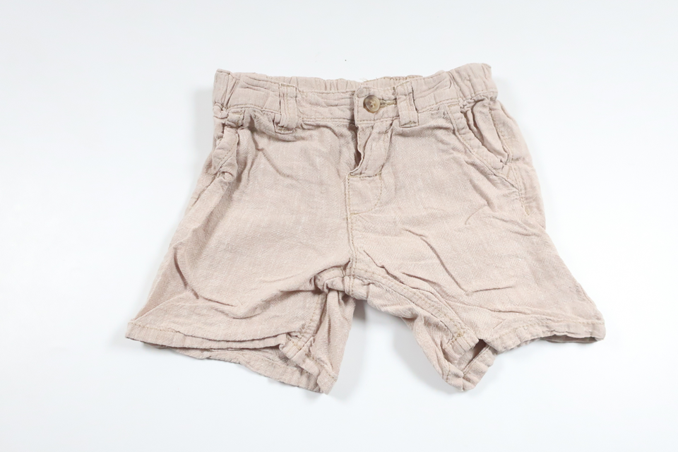 Linen mix shorts from H&amp;M - Size 68 - Beige