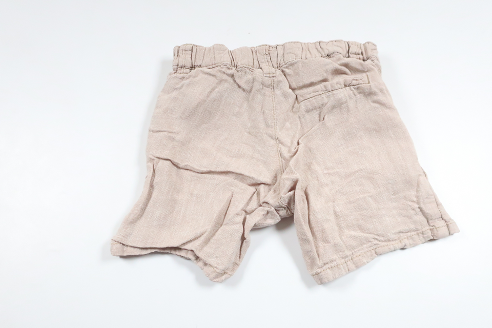 Linen mix shorts from H&amp;M - Size 68 - Beige