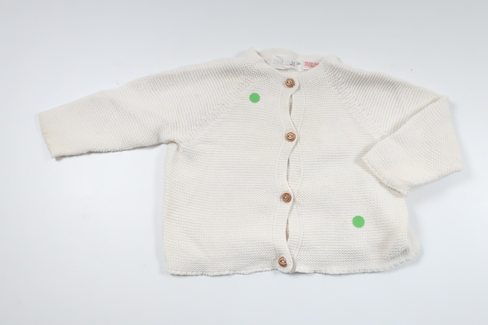 Knitted cardigan from Zara - Size 68 - Off-white