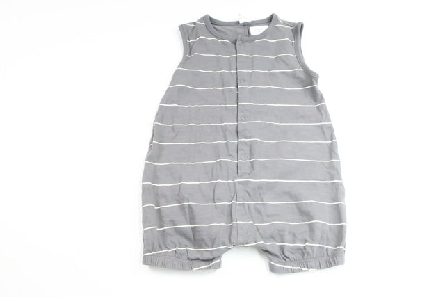 Striped jumpsuit from H&amp;M - Size 86 - Grey