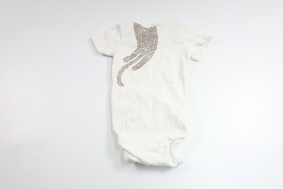 Bodysuit with monkey from H&amp;M - Size 62 - White